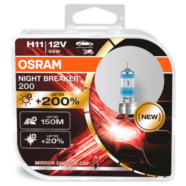 Автомобильная лампа Osram 64211NB200 Галоген/ H11/ PGJ19-2/ 55 Вт/ 1350лм photo 2 Автомобильная лампа Osram 64211NB200 Галоген/ H11/ PGJ19-2/ 55 Вт/ 1350лм photo 2