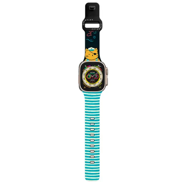 Ремень Apple Watch Ultra 2 Impact Band There are plenty of fish in the sea but you're the only one for me, Black 38, 40, 41 мм/ Черный Разноцветный photo 2