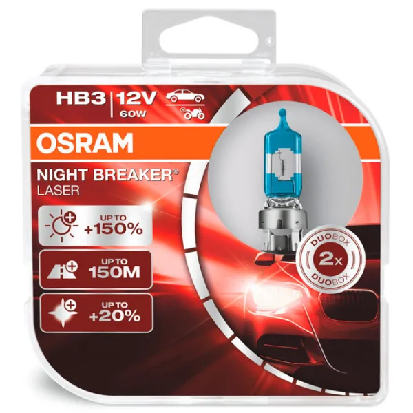 Автомобильная лампа Osram 9005NL Галоген/ HB3/ P20d/ 60 Вт/ 1700 лм photo 2