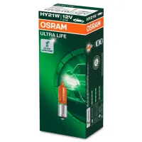Автомобильная лампа Osram 64137ULT Накал/ HY21W/ BAW9s/ 21 Вт/ 300лм photo 2