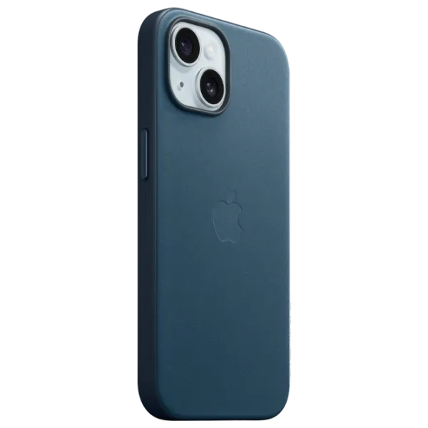 Husă pentru smartphone Apple iPhone 15 Apple/ MagSafe Back/ FineWoven/ Pacific Blue photo 2 Husă pentru smartphone Apple iPhone 15 Apple/ MagSafe Back/ FineWoven/ Pacific Blue photo 2
