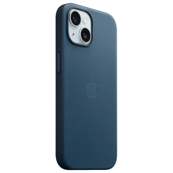 Husă pentru smartphone Apple iPhone 15 Apple/ MagSafe Back/ FineWoven/ Pacific Blue photo 2 Husă pentru smartphone Apple iPhone 15 Apple/ MagSafe Back/ FineWoven/ Pacific Blue photo 2