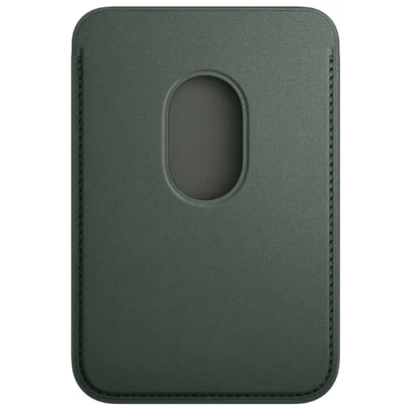 Husă Portmoneu Apple iPhone 12 - 15 All Apple/ MagSafe/ FineWoven/ Evergreen Green photo 2