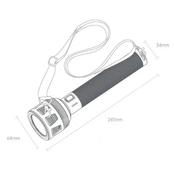 Lanternă Nextool Thunder Black photo 4