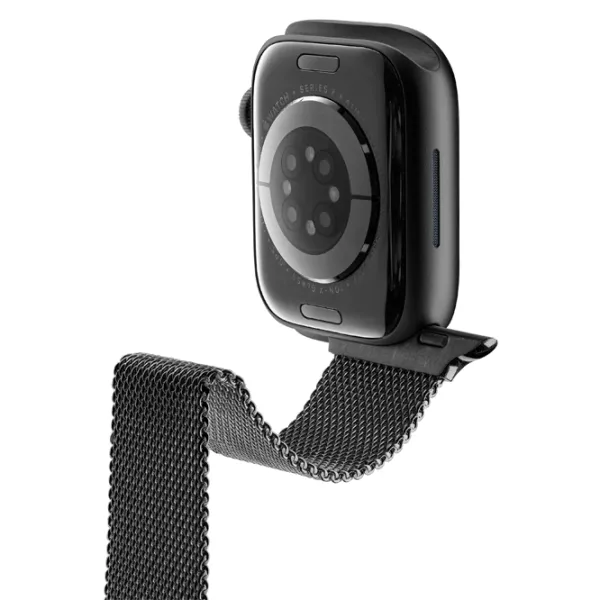 Ремень Apple Watch 7 Milanese Loop Нержавеющая сталь/ 42, 44, 45, 49 мм/ Черный photo 2 Ремень Apple Watch 7 Milanese Loop Нержавеющая сталь/ 42, 44, 45, 49 мм/ Черный photo 2