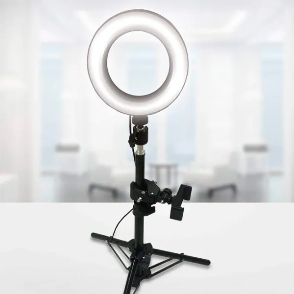 Штатив с круглой лампой Red5 Home Vlogging kit Черный photo 2
