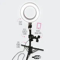 Trepied cu lampă Red5 Home Vlogging kit Black photo 5