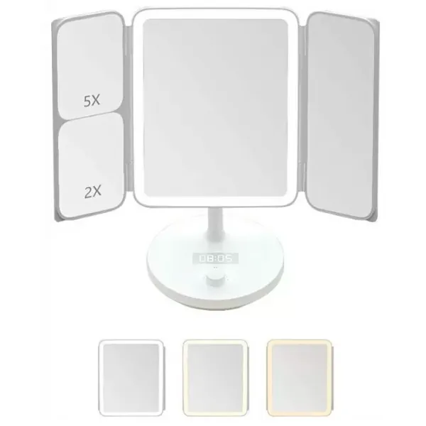 Oglindă de machiaj Jordan & Judy NV536 Unilateral / White photo 3 Oglindă de machiaj Jordan & Judy NV536 Unilateral / White photo 3