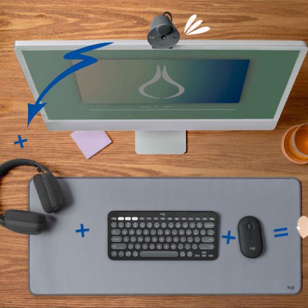 Клавиатура Logitech Pebble Keys 2 K380S Беспроводные/ Графитовый photo 8