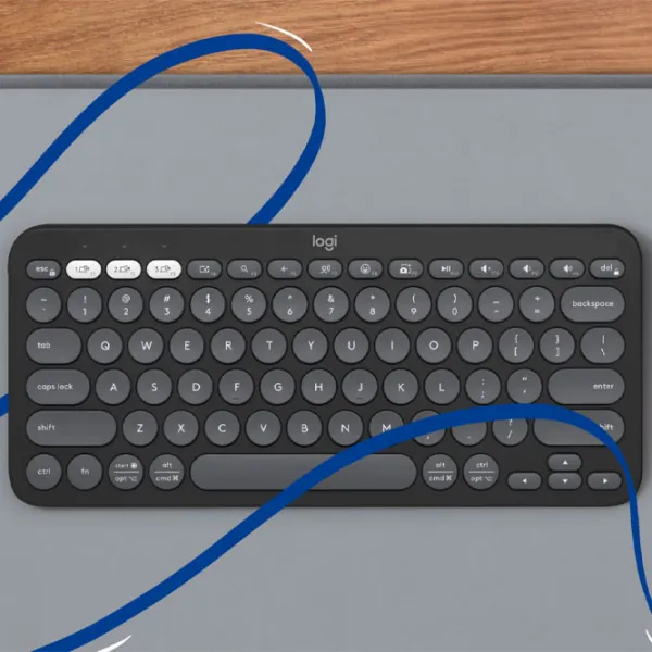 Клавиатура Logitech Pebble Keys 2 K380S Беспроводные/ Графитовый photo 10