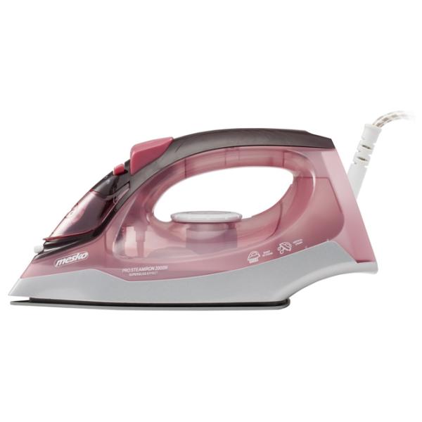 Fier de călcat Mesko MS 5028 сlasic/ 2200 W/ Pink photo 2