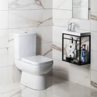 Vas WC Ege Vitrifiye Tyana short Pe podea photo 2