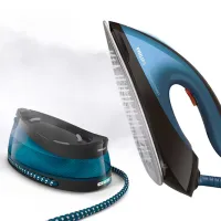 Утюг Philips GC7846/ 80 С парогенератором/ 2400 Вт/ Синий photo 2