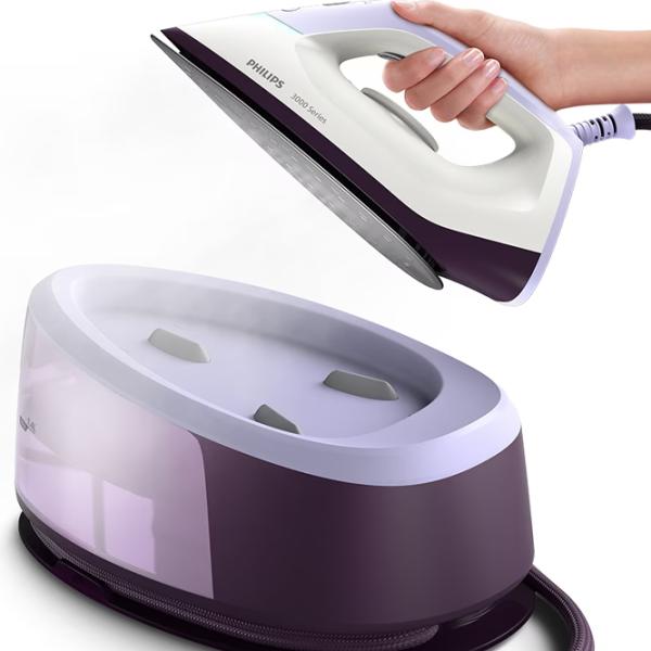 Утюг Philips PSG3000/ 30 С парогенератором/ 2400 Вт/ Пурпурный photo 4 Утюг Philips PSG3000/ 30 С парогенератором/ 2400 Вт/ Пурпурный photo 4