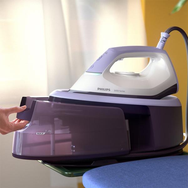 Утюг Philips PSG3000/ 30 С парогенератором/ 2400 Вт/ Пурпурный photo 6 Утюг Philips PSG3000/ 30 С парогенератором/ 2400 Вт/ Пурпурный photo 6