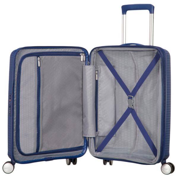 Valiză American Tourister Soundbox Spinner Expandable 35.5l/ Dark Blue photo 3 Valiză American Tourister Soundbox Spinner Expandable 35.5l/ Dark Blue photo 3