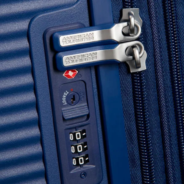 Valiză American Tourister Soundbox Spinner Expandable 35.5l/ Dark Blue photo 4 Valiză American Tourister Soundbox Spinner Expandable 35.5l/ Dark Blue photo 4