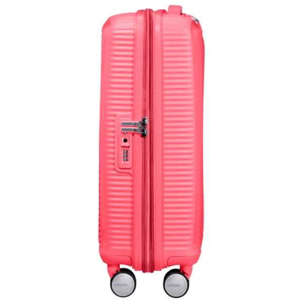 Valiză American Tourister Soundbox Spinner Expandable 35.5l/ Sun Kissed Coral photo 4 Valiză American Tourister Soundbox Spinner Expandable 35.5l/ Sun Kissed Coral photo 4