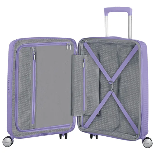 Valiză American Tourister Soundbox Spinner Expandable 35.5l/ Lavender photo 6 Valiză American Tourister Soundbox Spinner Expandable 35.5l/ Lavender photo 6