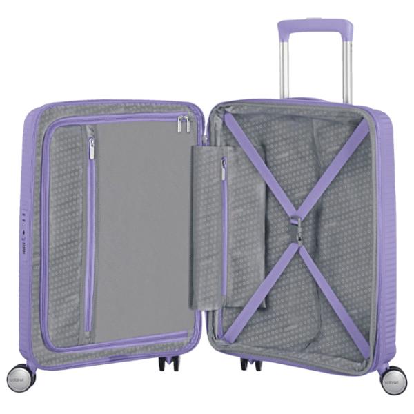 Valiză American Tourister Soundbox Spinner Expandable 35.5l/ Lavender photo 6 Valiză American Tourister Soundbox Spinner Expandable 35.5l/ Lavender photo 6