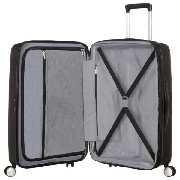 Valiză American Tourister Soundbox Spinner Expandable 71.5l/ Bass Black photo 4 Valiză American Tourister Soundbox Spinner Expandable 71.5l/ Bass Black photo 4