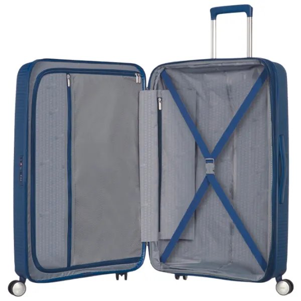 Valiză American Tourister Soundbox Spinner Expandable 71.5l/ Dark Blue photo 4 Valiză American Tourister Soundbox Spinner Expandable 71.5l/ Dark Blue photo 4