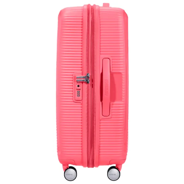 Valiză American Tourister Soundbox Spinner Expandable 71.5l/ Sun Kissed Coral photo 4 Valiză American Tourister Soundbox Spinner Expandable 71.5l/ Sun Kissed Coral photo 4