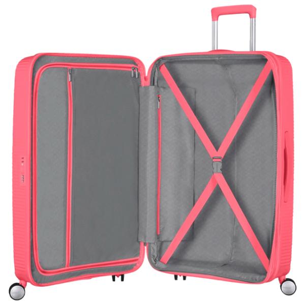 Valiză American Tourister Soundbox Spinner Expandable 97l/ Sun Kissed Coral photo 6 Valiză American Tourister Soundbox Spinner Expandable 97l/ Sun Kissed Coral photo 6