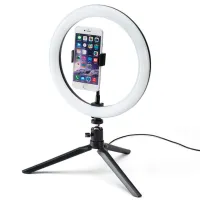 Trepied cu lampă Red5 Vlogging light 254 mm Black photo 3