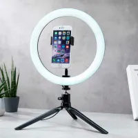 Trepied cu lampă Red5 Vlogging light 254 mm Black photo 5