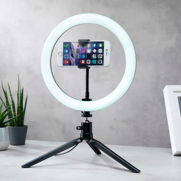 Trepied cu lampă Red5 Vlogging light 254 mm Black photo 6
