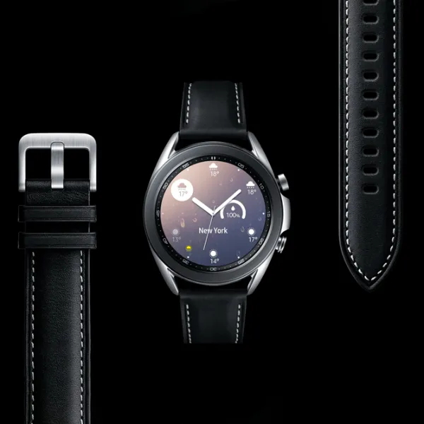 Ремень Samsung Galaxy Watch 3 Ridge Stitch Leather Band Кожа/ 45 мм/ Черный photo 4 Ремень Samsung Galaxy Watch 3 Ridge Stitch Leather Band Кожа/ 45 мм/ Черный photo 4