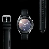 Ремень Samsung Galaxy Watch 3 Ridge Stitch Leather Band Кожа/ 45 мм/ Черный photo 4
