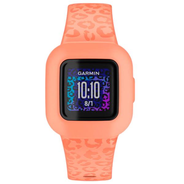 Детские часы Garmin Vivofit Jr.3 Peach Leopard 0.79"/ Персиковый photo 2