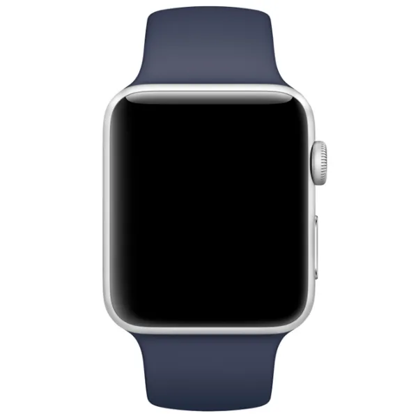 Curelușă Apple Watch 2 Sport Band Silicon/ 42/ 44 mm/ Blue Midnight photo 3 Curelușă Apple Watch 2 Sport Band Silicon/ 42/ 44 mm/ Blue Midnight photo 3