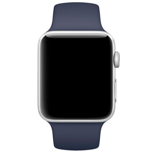 Curelușă Apple Watch 2 Sport Band Silicon/ 42/ 44 mm/ Blue Midnight photo 3 Curelușă Apple Watch 2 Sport Band Silicon/ 42/ 44 mm/ Blue Midnight photo 3