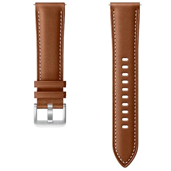Ремень Samsung Galaxy Watch 3 Ridge Stitch Leather Band Кожа/ 45 мм/ Коричневый photo 3 Ремень Samsung Galaxy Watch 3 Ridge Stitch Leather Band Кожа/ 45 мм/ Коричневый photo 3