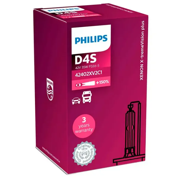 Lampă auto Philips 42402XV2C1 Xenon/ D4S/ P32d-5/ 35 W/ 3200lm photo 2