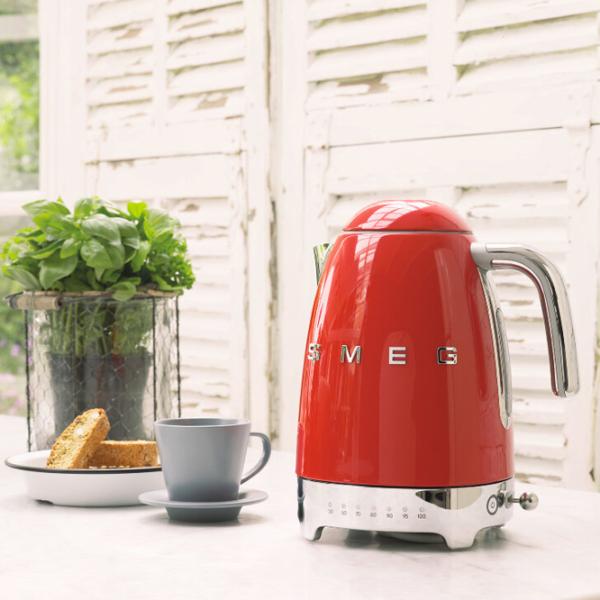 Ceainic electric Smeg KLF04RDEU 1.7l / Ascuns / Red photo 4