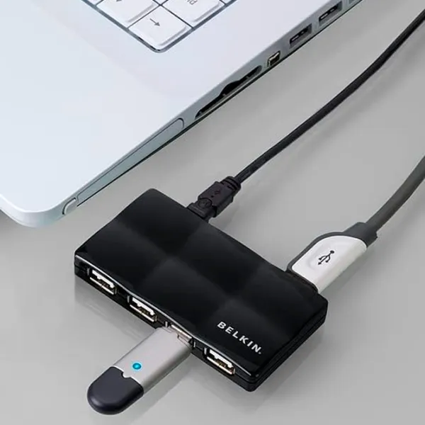 Adaptor Hub Belkin F5U701CWBLK USB/ Black photo 4