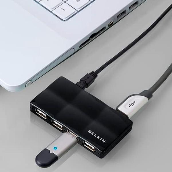 Adaptor Hub Belkin F5U701CWBLK USB/ Black photo 4