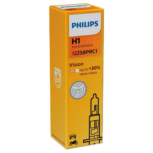 Автомобильная лампа Philips 12258PRC1 Галоген/ H1/ P14.5s/ 55 Вт/ 1690лм photo 2