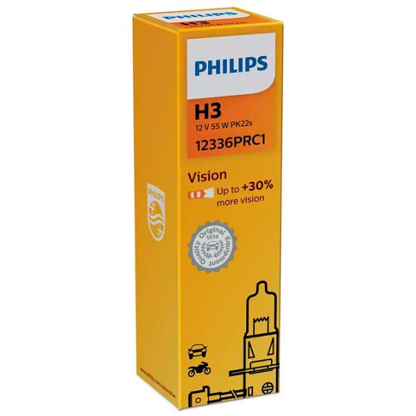 Lampă auto Philips 12336PRC1 Halogen/ H3/ PK22s/ 55 W/ 1450lm photo 2