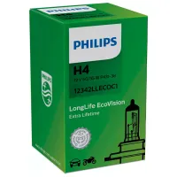 Lampă auto Philips 12342LLECOC1 Halogen/ P43t-38/ 60 - 55 W/ 1650lm photo 2