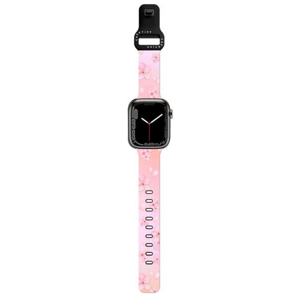 Ремень Apple Watch Ultra 2 Impact Band Sakura Cherry Saturday Pellets/ 38, 40, 41 мм/ Розовый Черный photo 2