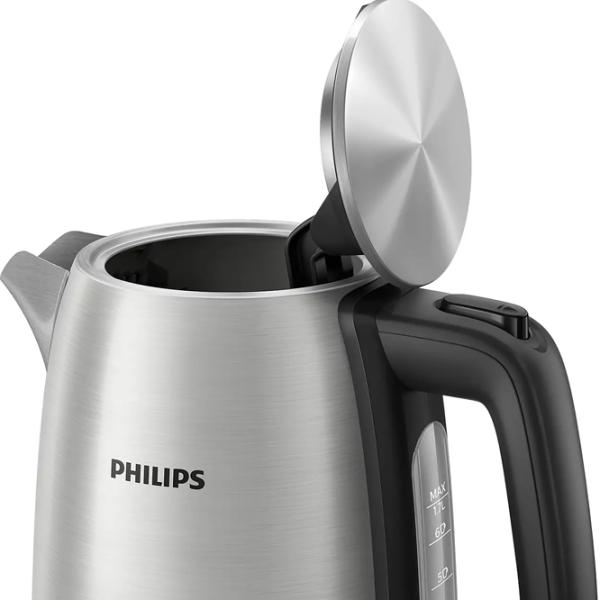 Ceainic electric Philips HD9353/90 1.7l / Ascuns / Inox photo 3