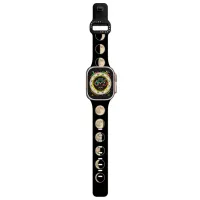 Ремень Apple Watch Ultra 2 Impact Band Moon Phases on Pellets/ 42, 44, 45, 49 мм/ Черный Белый photo 2