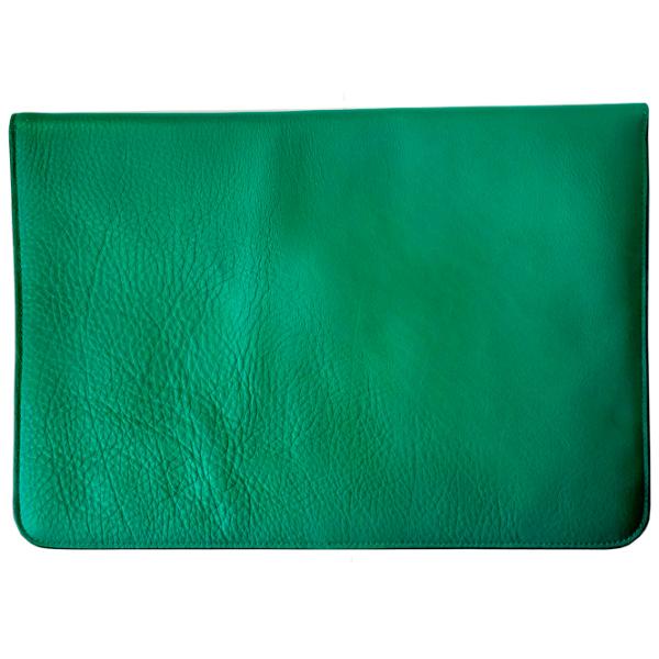 Husă pentru laptop Baggins Leather Sleeve 14"/ Green photo 2