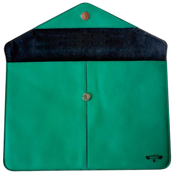 Husă pentru laptop Baggins Leather Sleeve 14"/ Green photo 3