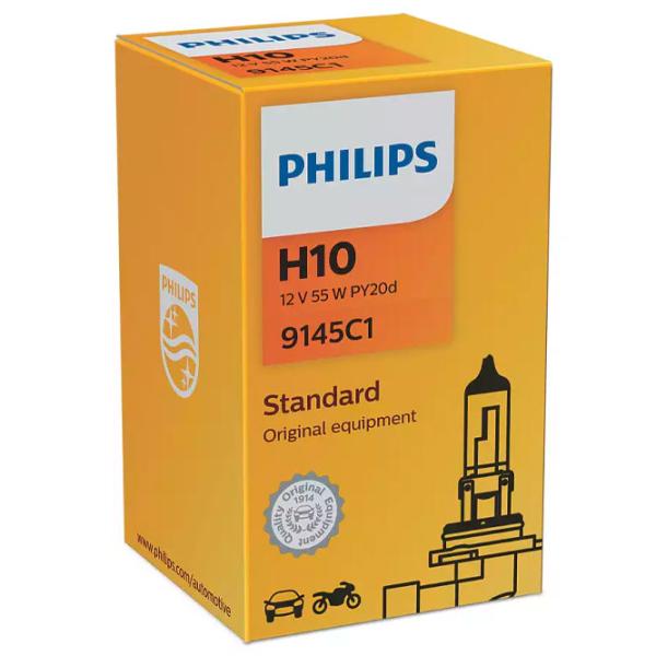 Lampă auto Philips 9145C1 Halogen/ H10/ PY20d/ 45 W photo 2